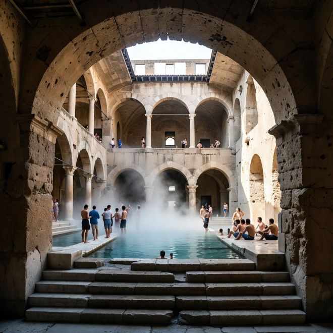 ancient Roman bathhouse